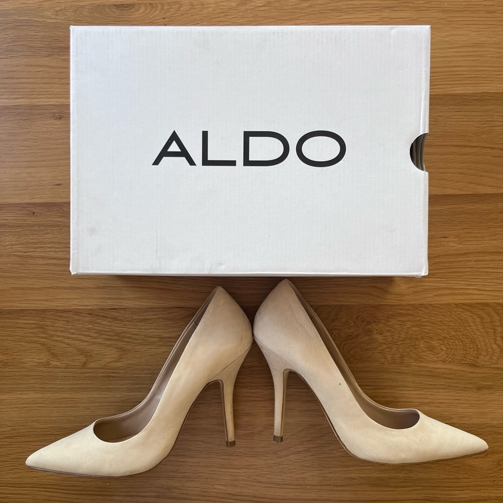 Aldo heels nude 8.5